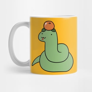 Orange Fruit Snake Mug